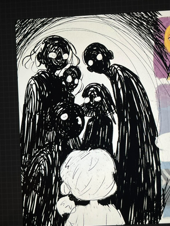 Croquis de l'angoisse